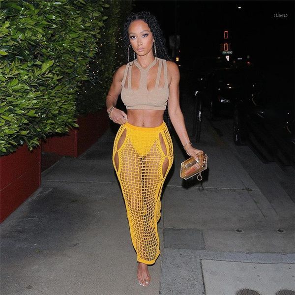 skirts dsmtrc summer knitting long skirt women elastic see-through hollow out grid party streetwear bottom solid color outfit, Black
skirts dsmtrc summer knitting long skirt women elastic see-through hollow out grid party streetwear bottom solid color outfit, Black