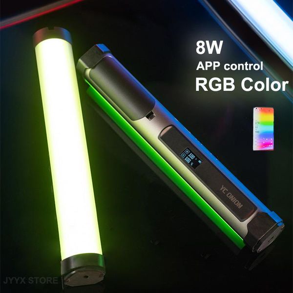 flash heads yc onion energy tube 8w handheld rgb led light app control magnetic pography stick soft
flash heads yc onion energy tube 8w handheld rgb led light app control magnetic pography stick soft