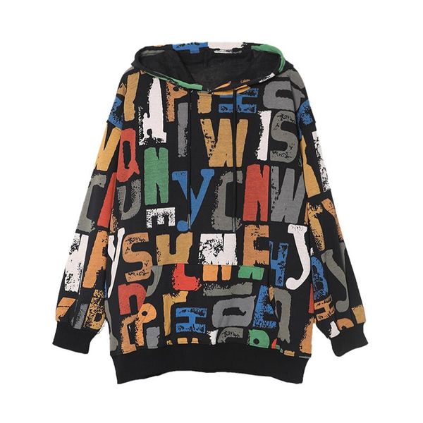 women's hoodies & sweatshirts perhaps u black beige letter print pullovers casual for women h0120
women's hoodies & sweatshirts perhaps u black beige letter print pullovers casual for women h0120