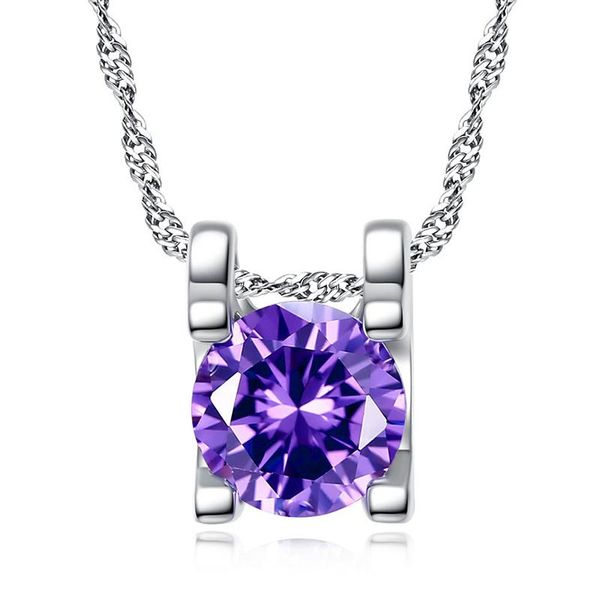 pendant necklaces 1 piece round four shape hanging necklace setting cubic zirconia water wave chain silver color for women
pendant necklaces 1 piece round four shape hanging necklace setting cubic zirconia water wave chain silver color for women