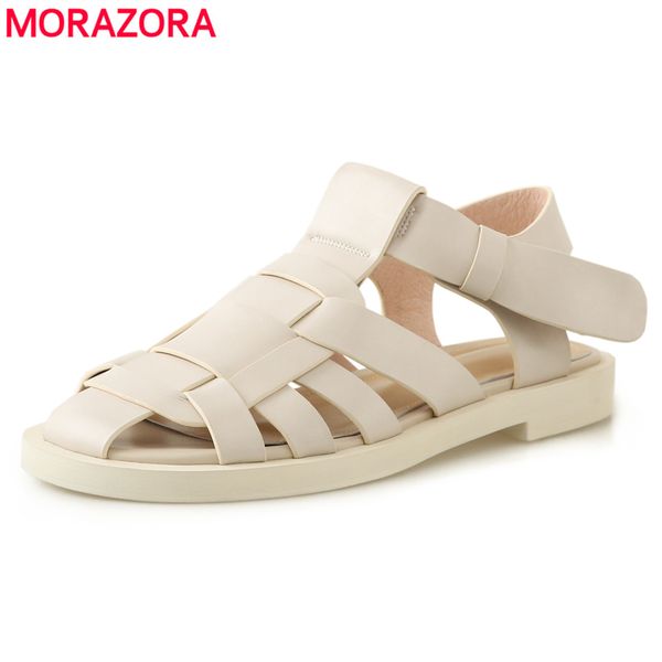 morazora plus size 34-43 genuine leather sandals women shoes casual flat gladiator sandals ladies shoes hollow brand footwear 210506, Black
morazora plus size 34-43 genuine leather sandals women shoes casual flat gladiator sandals ladies shoes hollow brand footwear 210506, Black