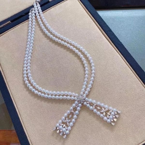 nature fresh water white pearls necklaces almost round 5.5-6mm for women fine presents chains, Silver
nature fresh water white pearls necklaces almost round 5.5-6mm for women fine presents chains, Silver