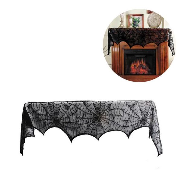 table cloth decoration black lace spiderweb fireplace mantle scarf cover festive party supplies
table cloth decoration black lace spiderweb fireplace mantle scarf cover festive party supplies
