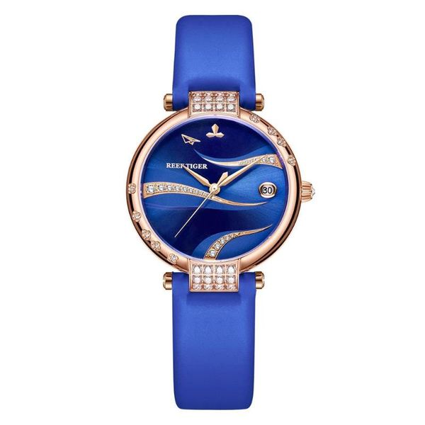 wristwatches reef tiger/rt luxury women watches automatic creative designer rose gold case leather band waterproof rga1589, Slivery;brown
wristwatches reef tiger/rt luxury women watches automatic creative designer rose gold case leather band waterproof rga1589, Slivery;brown