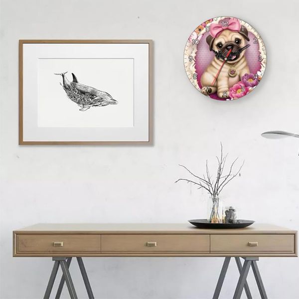 wall clocks cute animal clock anticorrosive wood quartz movement dog dial design home decoration not included battery customizable logo
wall clocks cute animal clock anticorrosive wood quartz movement dog dial design home decoration not included battery customizable logo