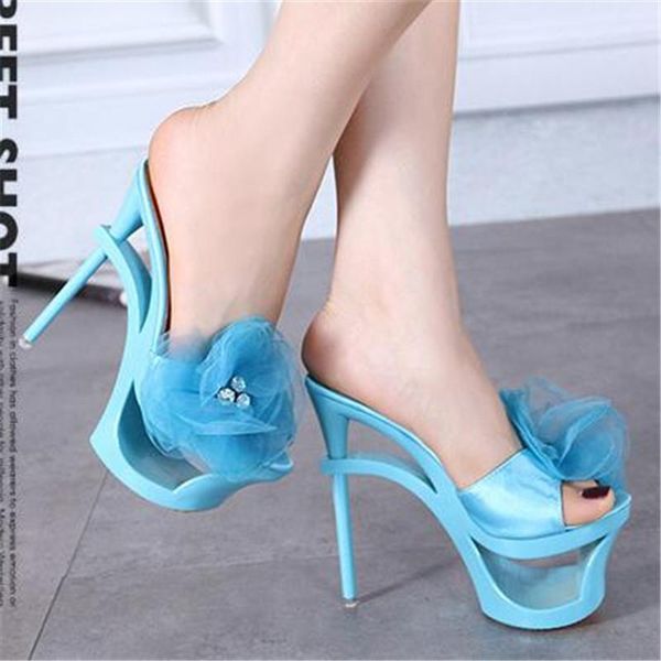 slippers woman hollow out platform wedding sandals summer multicolor lace rose flower 16cm high heel nightclub dance slides, Black
slippers woman hollow out platform wedding sandals summer multicolor lace rose flower 16cm high heel nightclub dance slides, Black