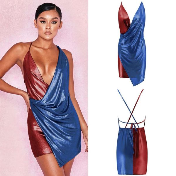 women's tracksuits tracksuitsspring and summer suspender skirt open back contrast stitching dress 2796 yut2, Gray
women's tracksuits tracksuitsspring and summer suspender skirt open back contrast stitching dress 2796 yut2, Gray