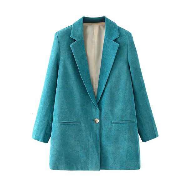 women's jackets in fall europe and the united states lake blue corduroy a grain of buckle female suit 7x20, Black;brown
women's jackets in fall europe and the united states lake blue corduroy a grain of buckle female suit 7x20, Black;brown