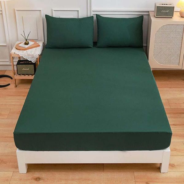 sheets & sets deep green double fitted sheet twin full queen polyester mattress cover four corners with elastic bedroom bed bedding
sheets & sets deep green double fitted sheet twin full queen polyester mattress cover four corners with elastic bedroom bed bedding