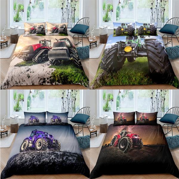bedding sets farm tractor set 2/3pcs duvet cover & pillowcase(s) 3d printed quilt home textile gift
bedding sets farm tractor set 2/3pcs duvet cover & pillowcase(s) 3d printed quilt home textile gift