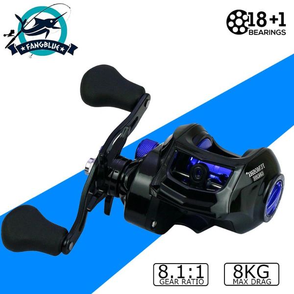 baitcasting fishing reel 18+1bb 8.1:1 high speed magnetic brake carp wheel 8kg max drag accessories for trout reels
baitcasting fishing reel 18+1bb 8.1:1 high speed magnetic brake carp wheel 8kg max drag accessories for trout reels