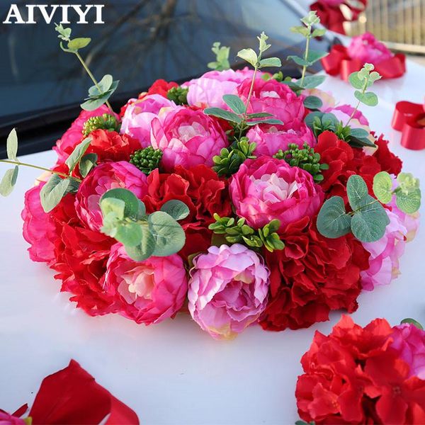 artificial flowers ribbon bowkn eucalyptus peony hydrangea wedding car decoration two colors (pink red) float layout decorative & wreaths
artificial flowers ribbon bowkn eucalyptus peony hydrangea wedding car decoration two colors (pink red) float layout decorative & wreaths