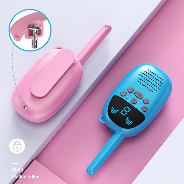 pair children walkie talkie kids comunicator children's radio distance 100-800m walkie-talkies birthday christmas gift
pair children walkie talkie kids comunicator children's radio distance 100-800m walkie-talkies birthday christmas gift