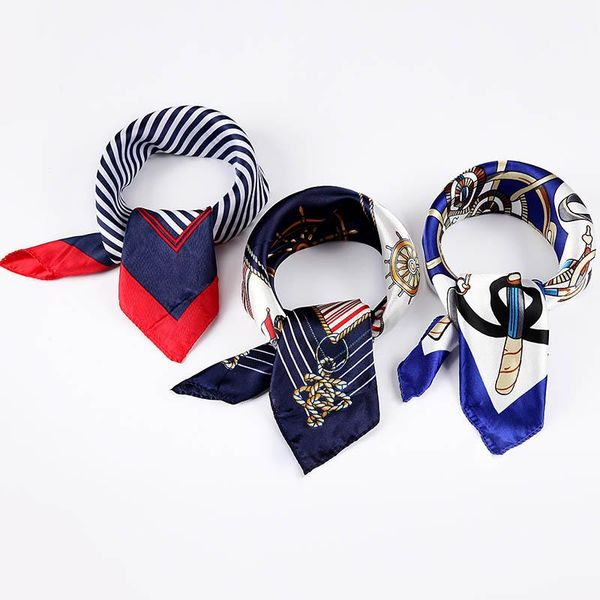scarves 50*50 multifunction silk scarf women fashion printed hair tie flower leopard striped ribbon headwear retro neckerchief, Blue;gray
scarves 50*50 multifunction silk scarf women fashion printed hair tie flower leopard striped ribbon headwear retro neckerchief, Blue;gray