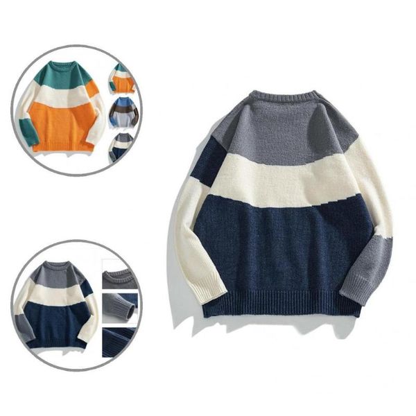 men's sweaters long sleeve knit soft autumn sweater for daily wear tennager, White;black
men's sweaters long sleeve knit soft autumn sweater for daily wear tennager, White;black