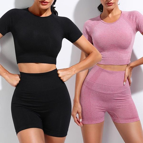 yoga outfit women short sleeve set 2 piece vital seamless sport suit gym clothes fitness crop shirt high waist shorts sportswear
yoga outfit women short sleeve set 2 piece vital seamless sport suit gym clothes fitness crop shirt high waist shorts sportswear