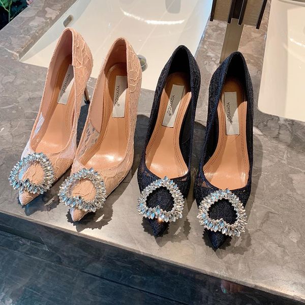 dress shoes spring pointed stiletto high heels lace mesh rhinestone love buckle banquet wild fashion shallow mouth women's single shoe, Black
dress shoes spring pointed stiletto high heels lace mesh rhinestone love buckle banquet wild fashion shallow mouth women's single shoe, Black