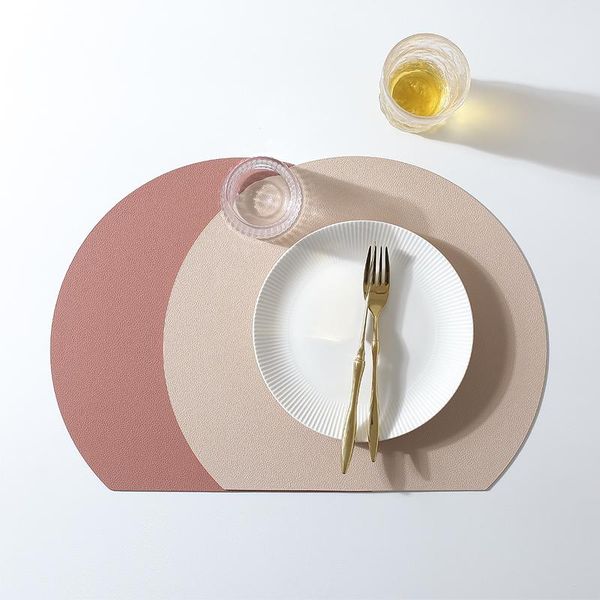 mats & pads ins semicircular placemat cute girl heart leather table mat waterproof and oil-proof nordic style western
mats & pads ins semicircular placemat cute girl heart leather table mat waterproof and oil-proof nordic style western