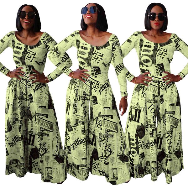spaper printed women wide leg autumn winter sleeve scoop neck fashion lady clubwear party jumpsuits long pants, Black;white
spaper printed women wide leg autumn winter sleeve scoop neck fashion lady clubwear party jumpsuits long pants, Black;white