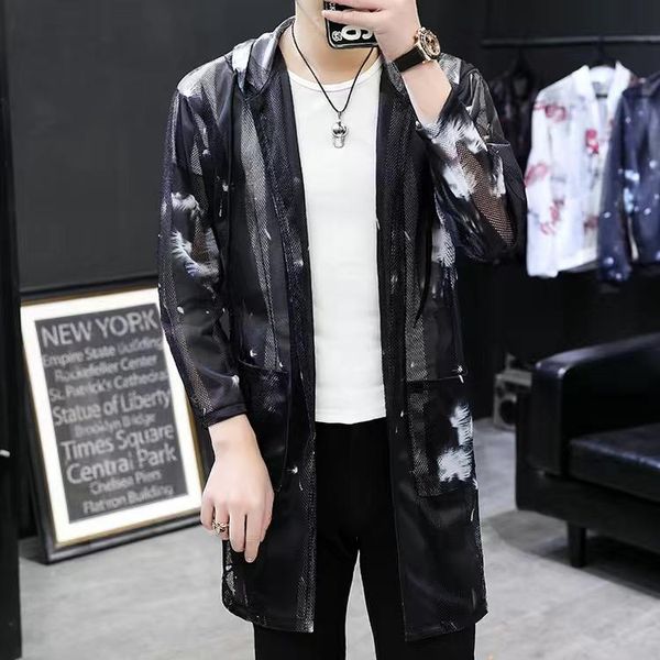 men's jackets sunscreen men jacket fashion printed hooded windbreaker summer transparent long sleeve sun protection clothing m-3xl, Black;brown
men's jackets sunscreen men jacket fashion printed hooded windbreaker summer transparent long sleeve sun protection clothing m-3xl, Black;brown