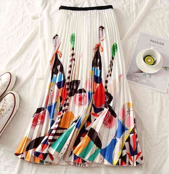 korean long cartoon printed women skirt high waist loose large swing street fashion pleated skirts, Black
korean long cartoon printed women skirt high waist loose large swing street fashion pleated skirts, Black