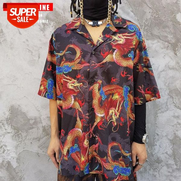 tkpa chinese style dragon pattern full print men's short-sleeved shirt hip-hop half-sleeved cardigan for men #a52k, White;black
tkpa chinese style dragon pattern full print men's short-sleeved shirt hip-hop half-sleeved cardigan for men #a52k, White;black