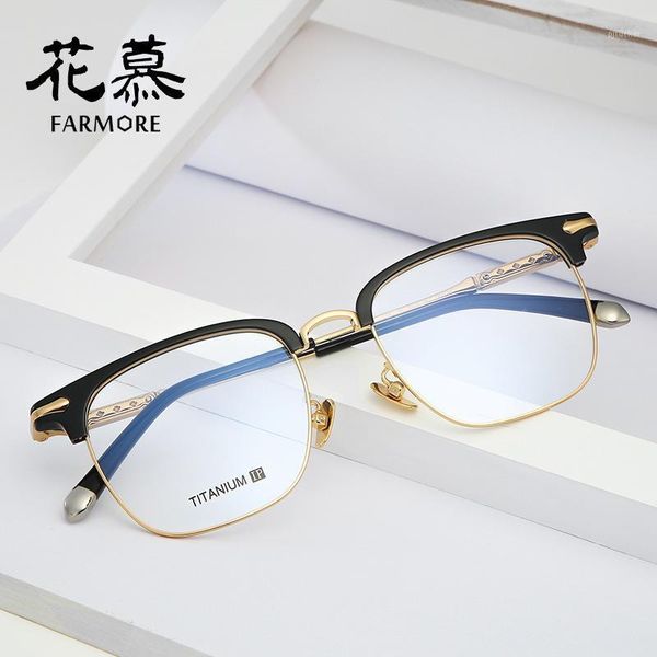 eye frame titanium retro korean flat light mirror full can match nearsighted picture female male fashion sunglasses frames1, Black
eye frame titanium retro korean flat light mirror full can match nearsighted picture female male fashion sunglasses frames1, Black