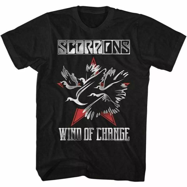 scorpions wind of change t shirt mens licensed rock n roll band tee retro black, White;black
scorpions wind of change t shirt mens licensed rock n roll band tee retro black, White;black