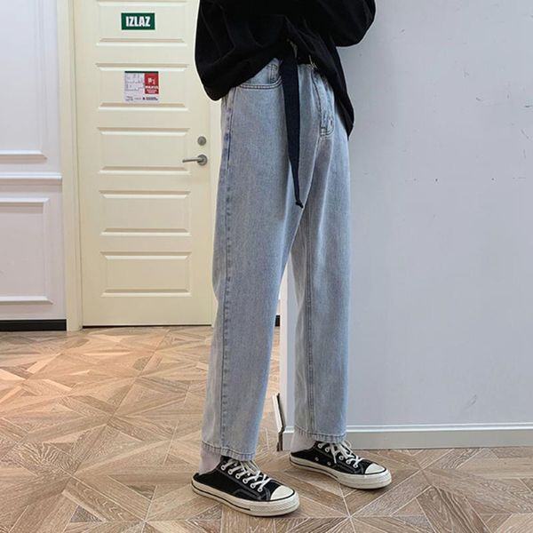 men's jeans straight loose casual simple regular fashion micro stretch overalls 2021 autumn trousers pocket, Blue
men's jeans straight loose casual simple regular fashion micro stretch overalls 2021 autumn trousers pocket, Blue