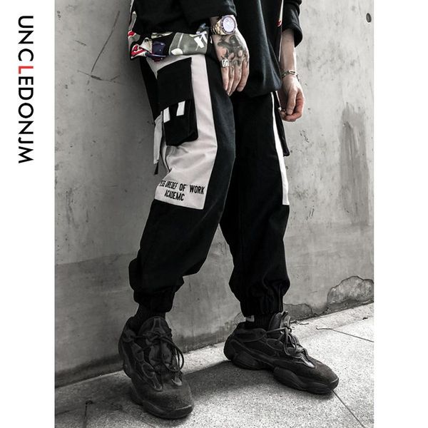 men's pants uncledonjm color block mens sweatpants fashion track hip hop spring fall streetwear pocket loose harem jogger542w, Black
men's pants uncledonjm color block mens sweatpants fashion track hip hop spring fall streetwear pocket loose harem jogger542w, Black