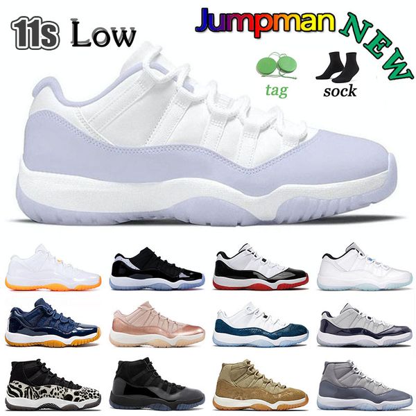 2022 11s low jumpman 11 vintage basketball shoes mens womens pured violets light metallic sliver cool grey snakeskin bone pink designer snea
2022 11s low jumpman 11 vintage basketball shoes mens womens pured violets light metallic sliver cool grey snakeskin bone pink designer snea