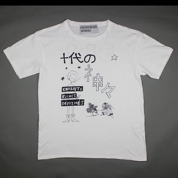 fashiondemon erd melancholy rich second generation distributed graphic punk fashion brand loose short sleeve t-shirt, White;black
fashiondemon erd melancholy rich second generation distributed graphic punk fashion brand loose short sleeve t-shirt, White;black