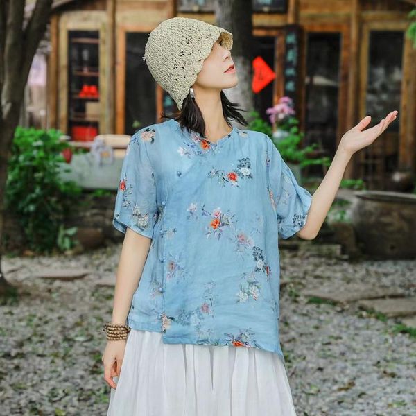 ethnic clothing 5 colors lady retro print short sleeve shirt women chinese style cheongsam qipao hanfu casual blouse ao dai cardigan ro, Red
ethnic clothing 5 colors lady retro print short sleeve shirt women chinese style cheongsam qipao hanfu casual blouse ao dai cardigan ro, Red