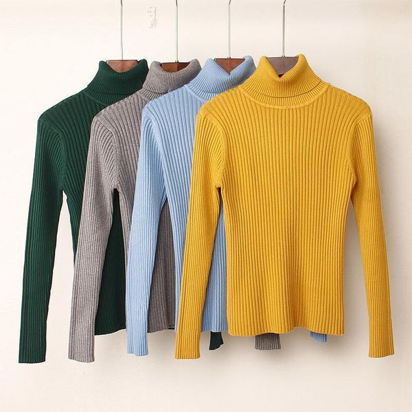 thick turtleneck warm autumn winter womens sweater knitted femme pull high elasticity soft female pullovers, White;black
thick turtleneck warm autumn winter womens sweater knitted femme pull high elasticity soft female pullovers, White;black