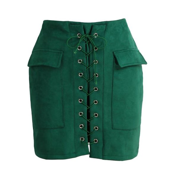 skirts fashion women lace up suede leather skirt high waist vintage pocket preppy bodycon short pencil, Black
skirts fashion women lace up suede leather skirt high waist vintage pocket preppy bodycon short pencil, Black