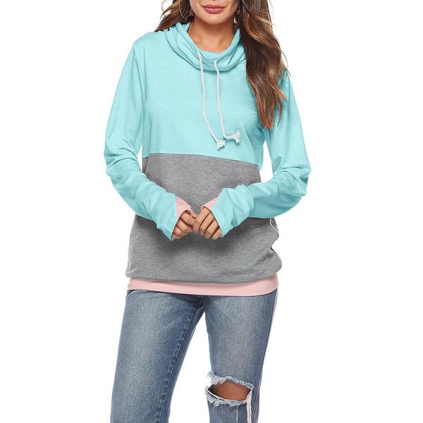 women's hoodies & sweatshirts women spring autumn hit color long sleeve loose pullover sweatshirt casual patchwork clothing ws9824v, Black
women's hoodies & sweatshirts women spring autumn hit color long sleeve loose pullover sweatshirt casual patchwork clothing ws9824v, Black
