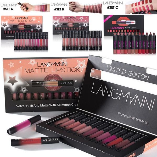 12pcs/set matte lipstik set makeup black lipstick non-stick cup waterproof velvet lip gloss lasting high value lipst1
12pcs/set matte lipstik set makeup black lipstick non-stick cup waterproof velvet lip gloss lasting high value lipst1