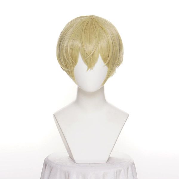 synthetic wigs anime tokyo revengers chifuyu matsuno cosplay wig short blonde black heat resistant hair + cap
synthetic wigs anime tokyo revengers chifuyu matsuno cosplay wig short blonde black heat resistant hair + cap
