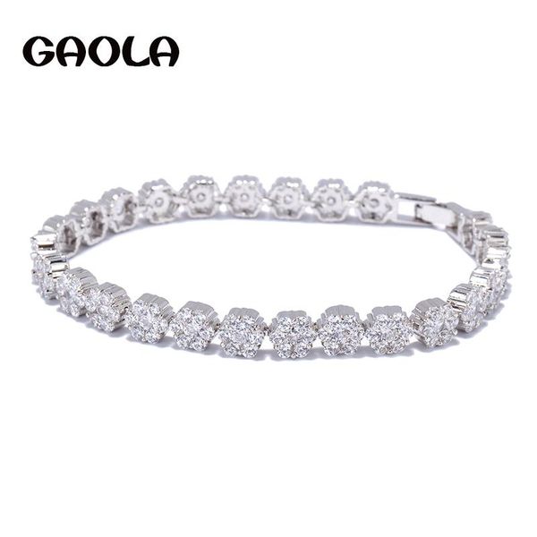 korea style trendy woman white gold color flower shape crystal bracelets charm accessories for engagement gls0483 link, chain, Black
korea style trendy woman white gold color flower shape crystal bracelets charm accessories for engagement gls0483 link, chain, Black