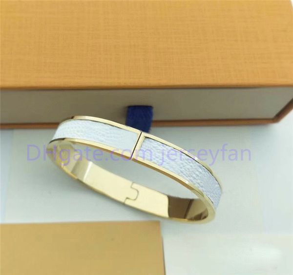 zb004yx fashion classic brown/white pu leather titanium bracelet bangle with gift box 3colors silver rosegold gold, Black
zb004yx fashion classic brown/white pu leather titanium bracelet bangle with gift box 3colors silver rosegold gold, Black