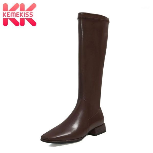 boots kemekiss women long square toe zipper winter knee high fashion shoes party footwear size 31-431, Black
boots kemekiss women long square toe zipper winter knee high fashion shoes party footwear size 31-431, Black
