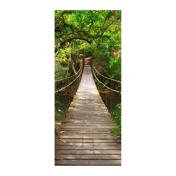 wall stickers 3d door poster sticker three-dimensional decorative style wooden drawbridge hanging bridge for bedroom drawing room
wall stickers 3d door poster sticker three-dimensional decorative style wooden drawbridge hanging bridge for bedroom drawing room