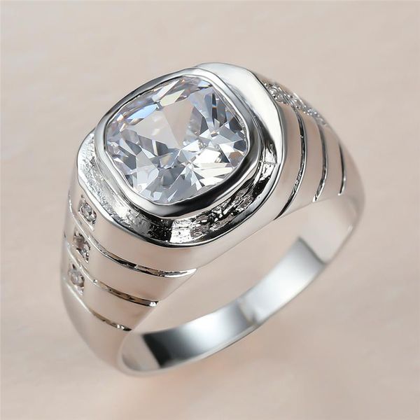 male female vintage white crystal ring charm silver color wedding dainty square zircon stone engagement rings for women men, Slivery;golden
male female vintage white crystal ring charm silver color wedding dainty square zircon stone engagement rings for women men, Slivery;golden