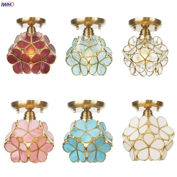 ceiling lights iwhd nordic style copper fixtures flush mount bedroom living room coloful glass flower modern lamps led
ceiling lights iwhd nordic style copper fixtures flush mount bedroom living room coloful glass flower modern lamps led