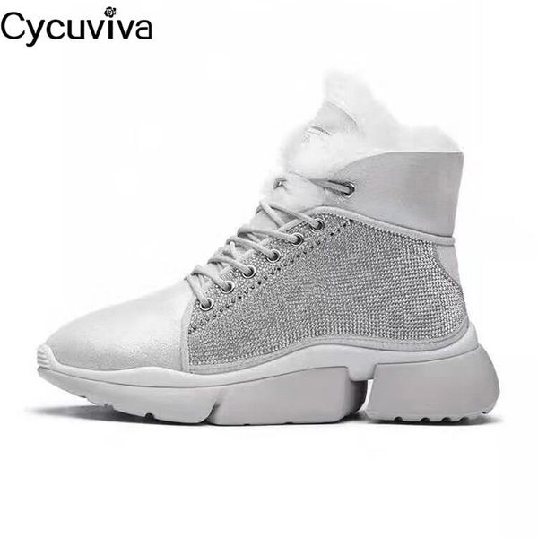 boots wool rhinestone winter snow women thick sole flat crystal studded ankle for fur warm ladies shoes, Black
boots wool rhinestone winter snow women thick sole flat crystal studded ankle for fur warm ladies shoes, Black