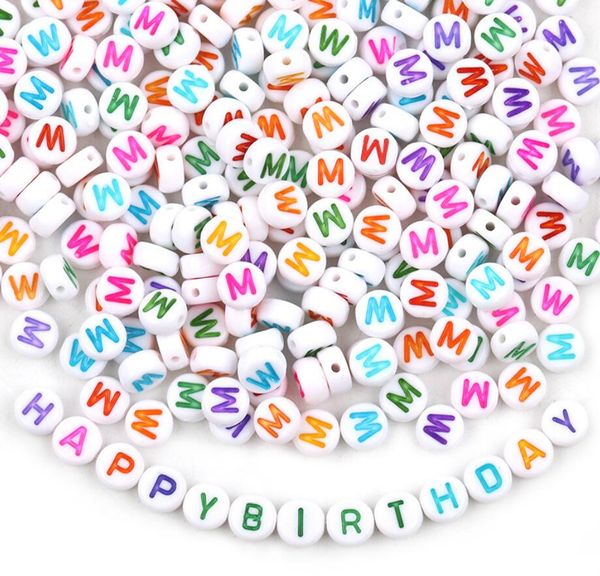 500pcs/lot 6.7mm colorful spacer charm beads round flat acrylic bead a - z letters alphabet fit for bracelet necklace diy jewelry making, Black
500pcs/lot 6.7mm colorful spacer charm beads round flat acrylic bead a - z letters alphabet fit for bracelet necklace diy jewelry making, Black