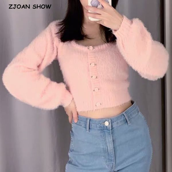 women's knits & tees autumn french shaggy flower buttons knitting crop cardigan women round collar single-breasted sweater long sl, White
women's knits & tees autumn french shaggy flower buttons knitting crop cardigan women round collar single-breasted sweater long sl, White
