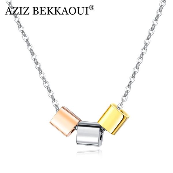 pendant necklaces aziz bekkaoui trendy niche design square necklace women rose gold titanium steel clavicle chain jewelry gift, Silver
pendant necklaces aziz bekkaoui trendy niche design square necklace women rose gold titanium steel clavicle chain jewelry gift, Silver