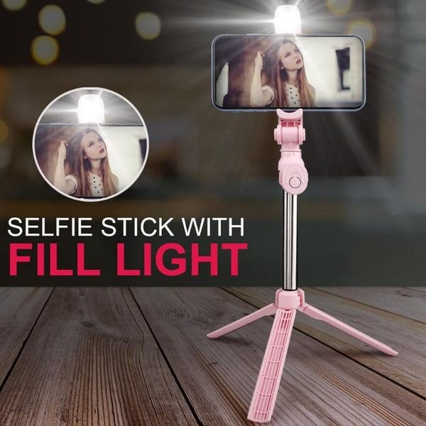 selfie monopods 3 in 1 wireless bluetooth stick extendable tripod auto fill light shutter remote control smartphone
selfie monopods 3 in 1 wireless bluetooth stick extendable tripod auto fill light shutter remote control smartphone