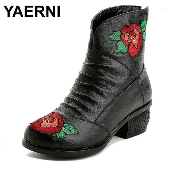 boots yaerni winter embroidery cowhide leather shoes women fashion ankle warm comfortable snow1, Black
boots yaerni winter embroidery cowhide leather shoes women fashion ankle warm comfortable snow1, Black